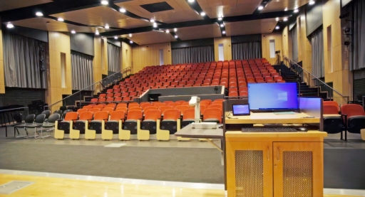 Extron AV technology powers multipurpose lecture hall and atrium