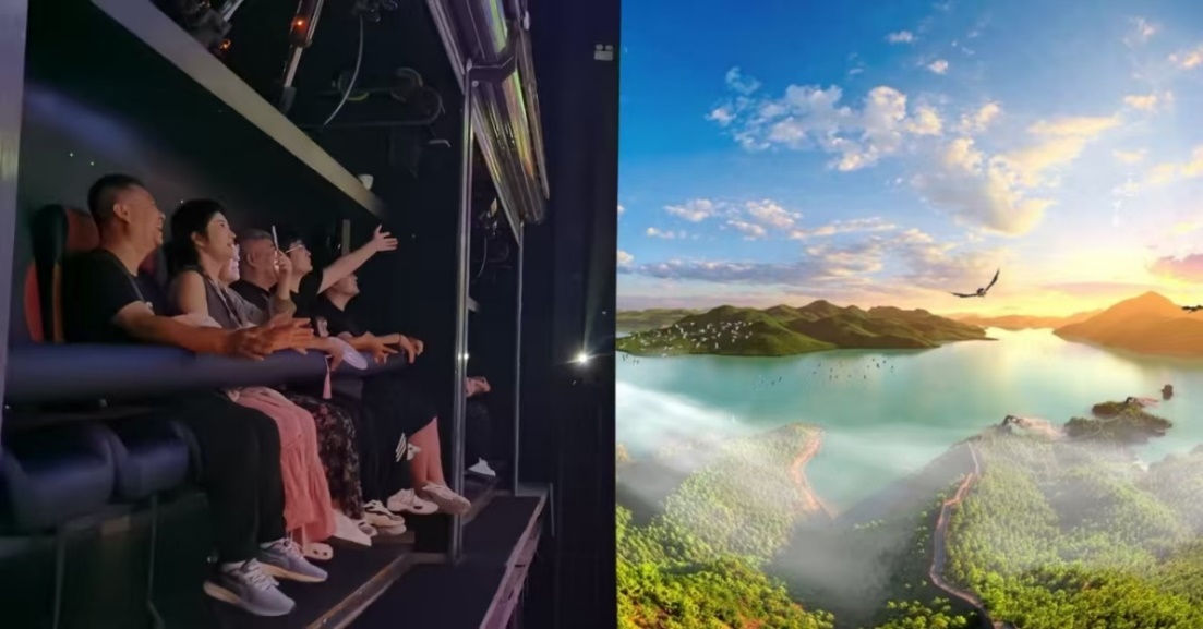 Christie laser projectors power immersive visuals at new 5D flying theatre