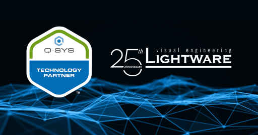 Lightware joins Q-SYS Technology Partner Program