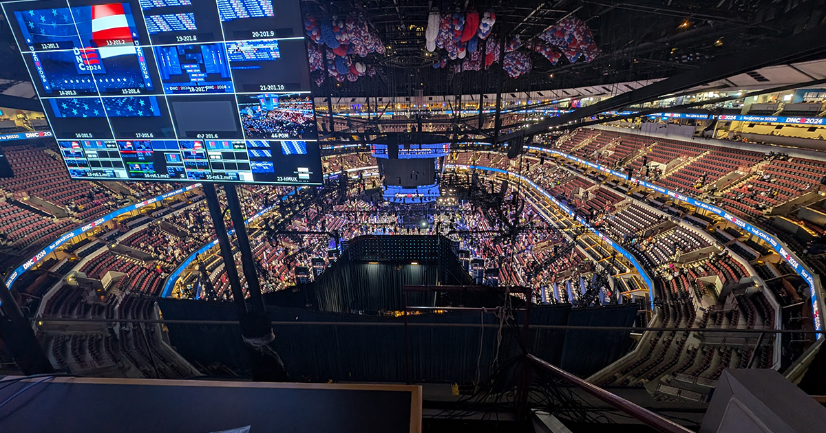 Analog Way’s Aquilon drives Democratic National Convention