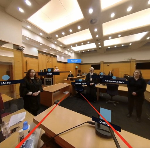 VR system to be used to prepare crime victims for court