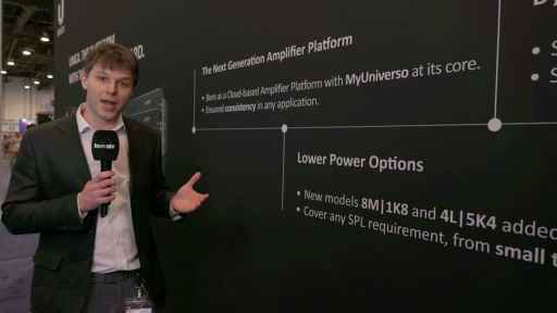 Powersoft&#039;s Unica hitting new heights | Product demo | InfoComm 2024