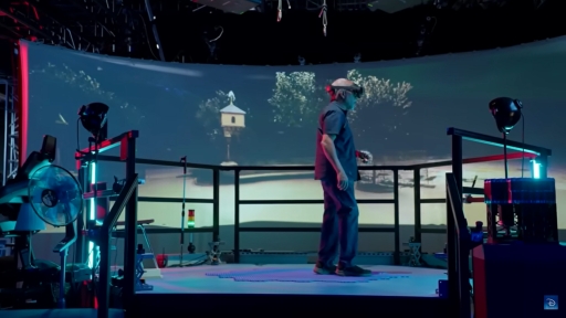 Disney shows preview of HoloTile omnidirectional VR experience