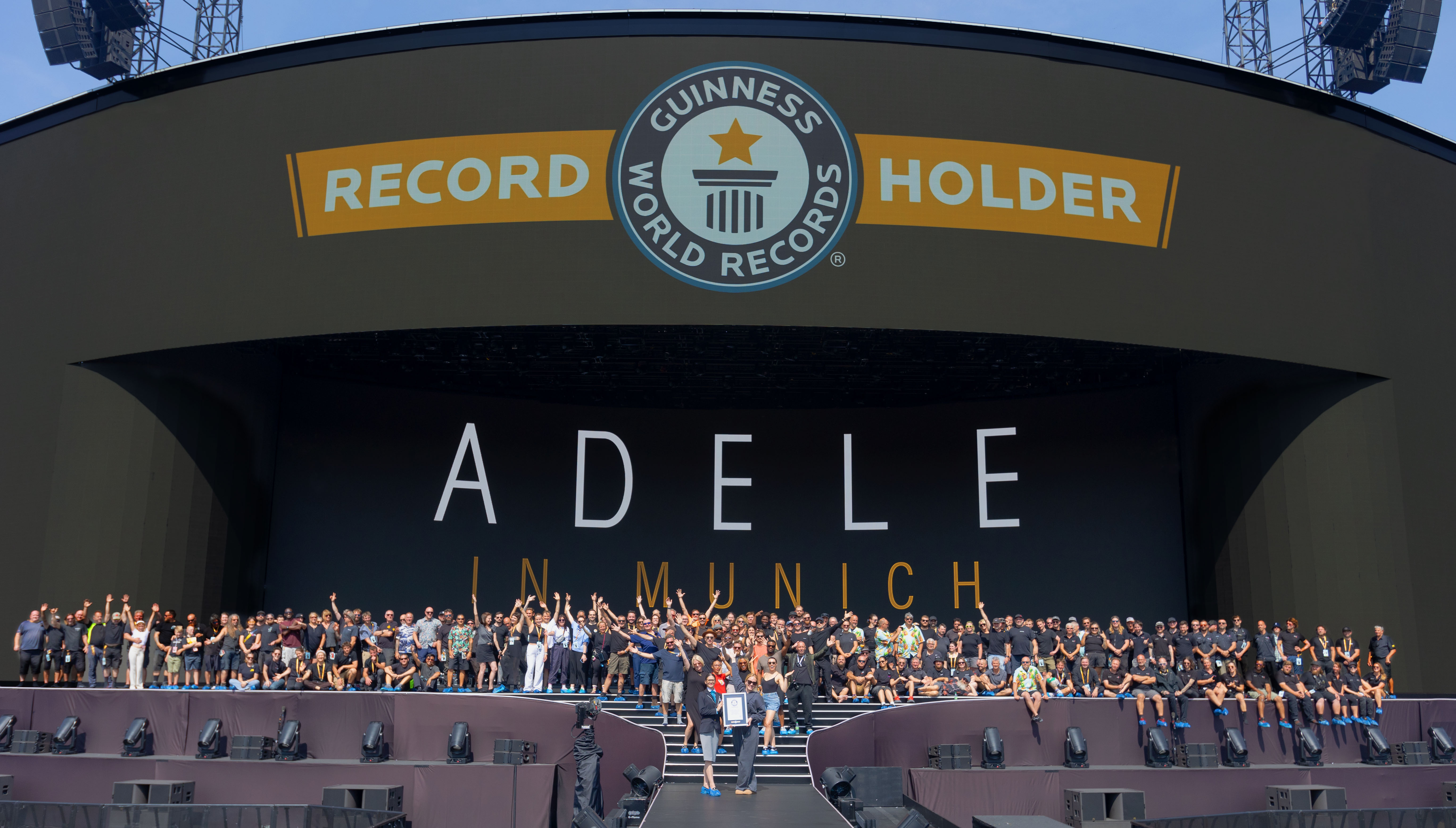 It’s official, giant LED at Adele’s Munich residency breaks records