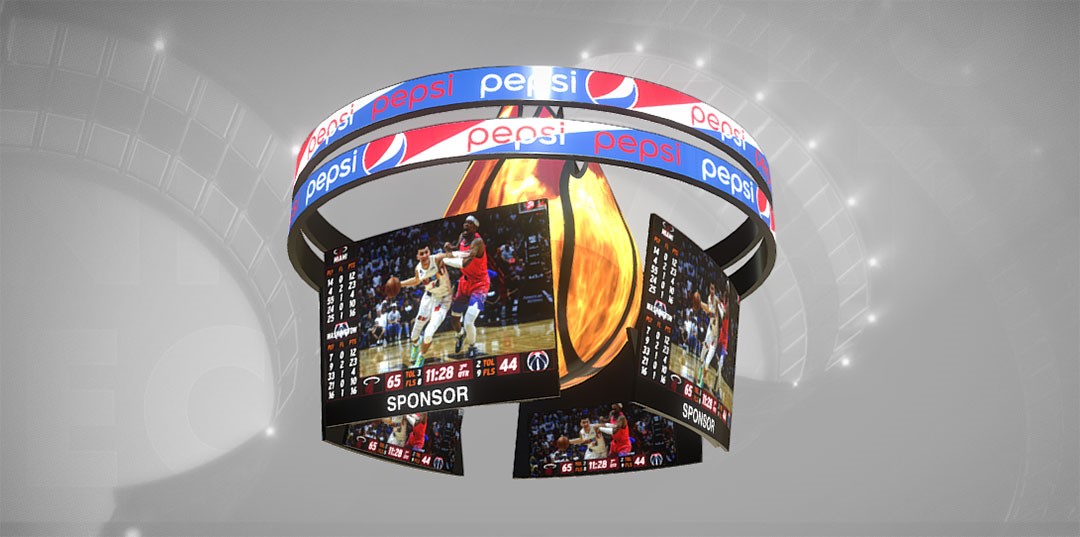 Daktronics delivers first-ever ‘Flame Ball’ centrehung display