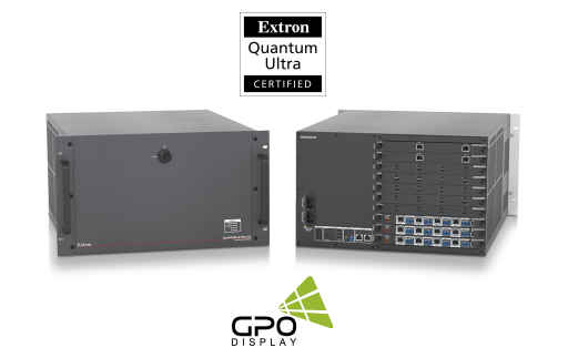 Extron announces GPO NEX-series videowall achieves Quantum Ultra Certification