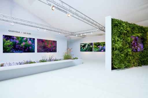 LG OLED inspires digital art at Frieze London