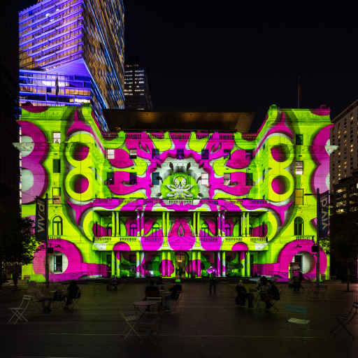 Barco laser projectors put a spotlight on natural beauty at Vivid Sydney 2023