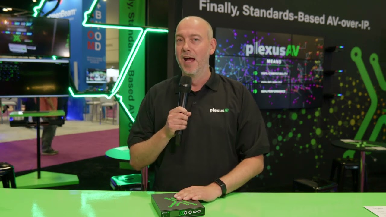 InfoComm 2023 | PlexusAV product showcase | IPMX and open standards being brought to AV over IP