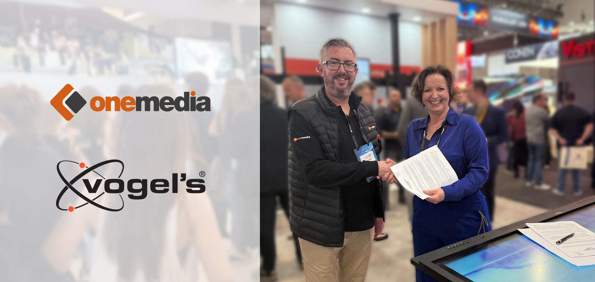 onemedia and Vogel’s sign distribution agreement to support UK growth