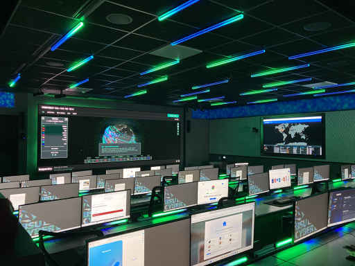 Analog Way Eikos 4K drives LED videowall in cybersecurity training space