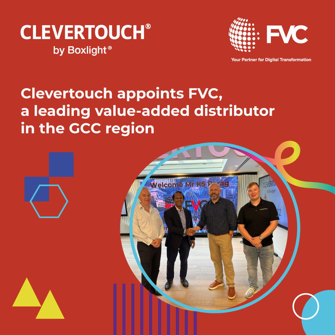 Clevertouch appoints FVC as GCC distributor