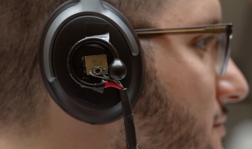 AI headphones let wearer listen to a single person in a crowd, by looking at them just once