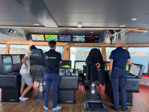 Kramer AVoIP streaming tech aids navigation and fish finding for Swedish fishing vessel