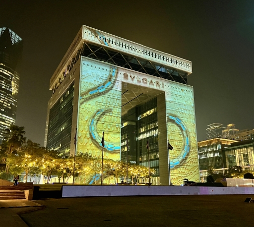 Digital Projection and Artabesk map the infinite tales of Bulgari Serpenti