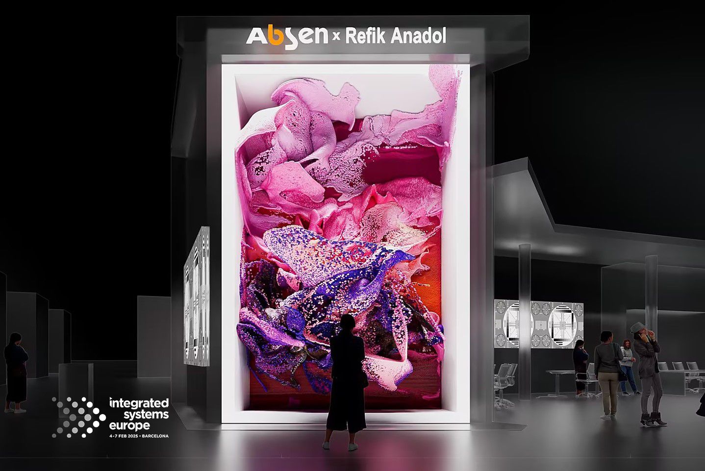 Absen Announces ISE collaboration with AI artist Refik Anadol