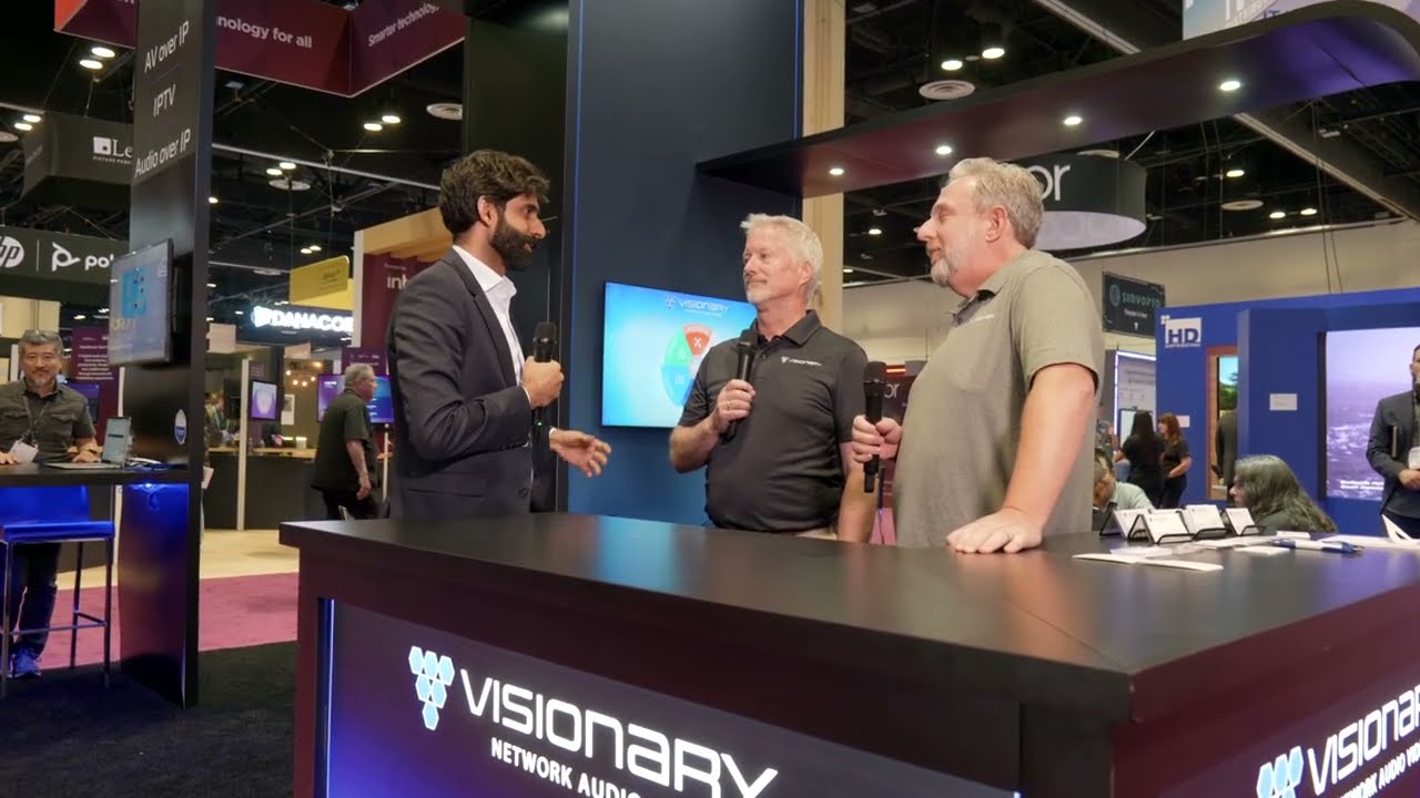 InfoComm 2023 | Visionary interview | Standing above the AV over IP crowd.