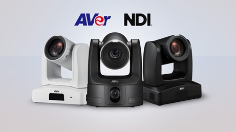 NDI will come as standard in all AVer cameras