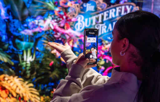 Pixel Artworks to launch Mixed Reality experience with WebAR which allows people to hold butterflies in their hands