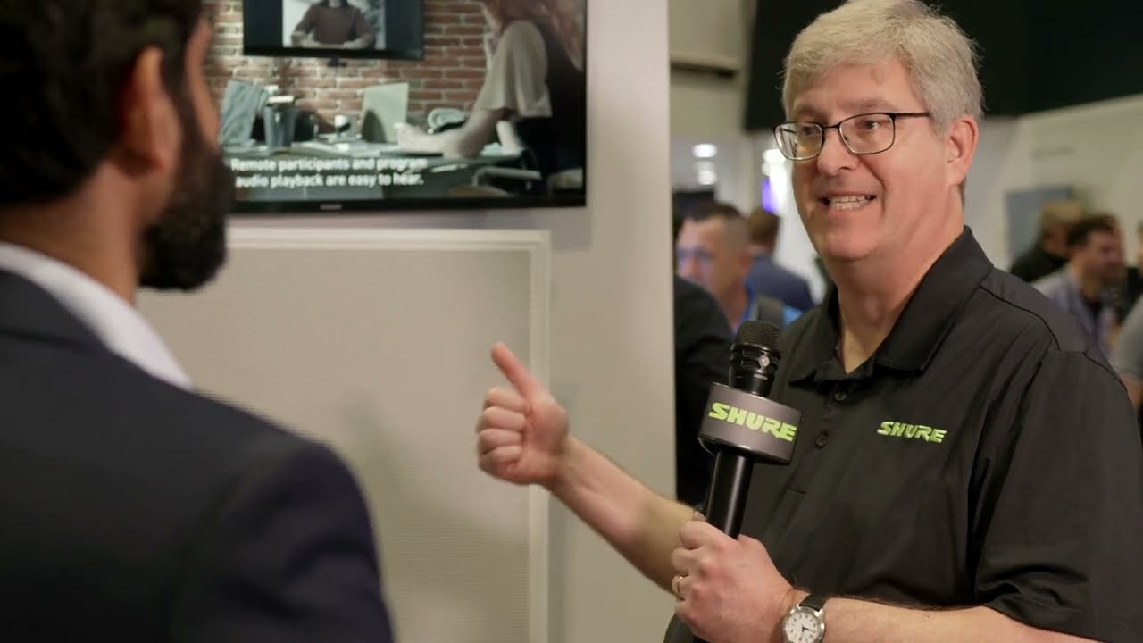 InfoComm 2023 | Shure Interview | MXA902 is the complete ceiling audio solution