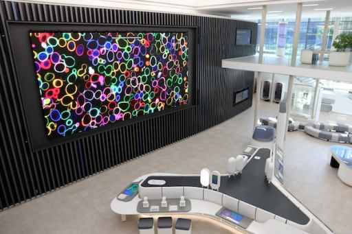 Leyard &#039;wall of wonder&#039; wows visitors at Molecular Biology Lab